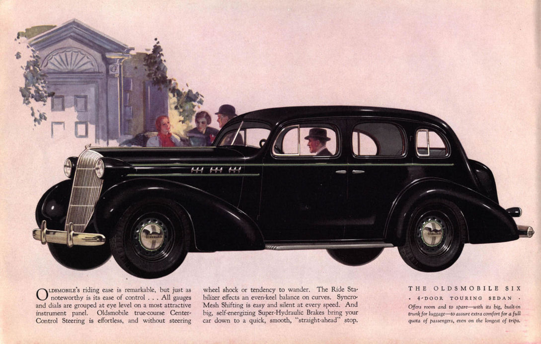 1936 Oldsmobile Motor Cars Brochure Page 22